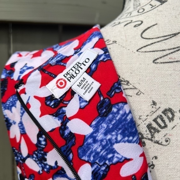 Peter Pilotto Bright Colored Sleeveless Dress with Ruffled Hem - Picture 8 of 14